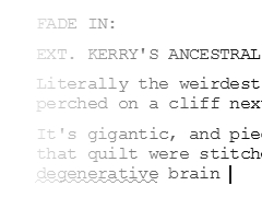 Screenplay Excerpt